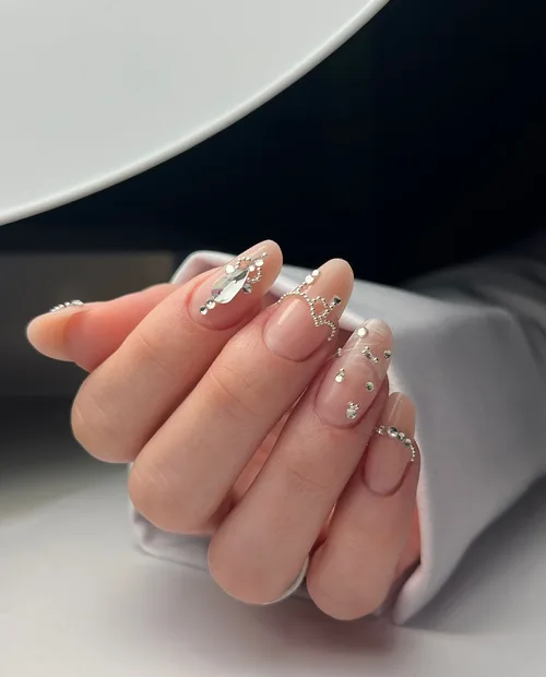 French manicure na paznokciach kwadratowych – realizacja Boskie Pazy Rybnik